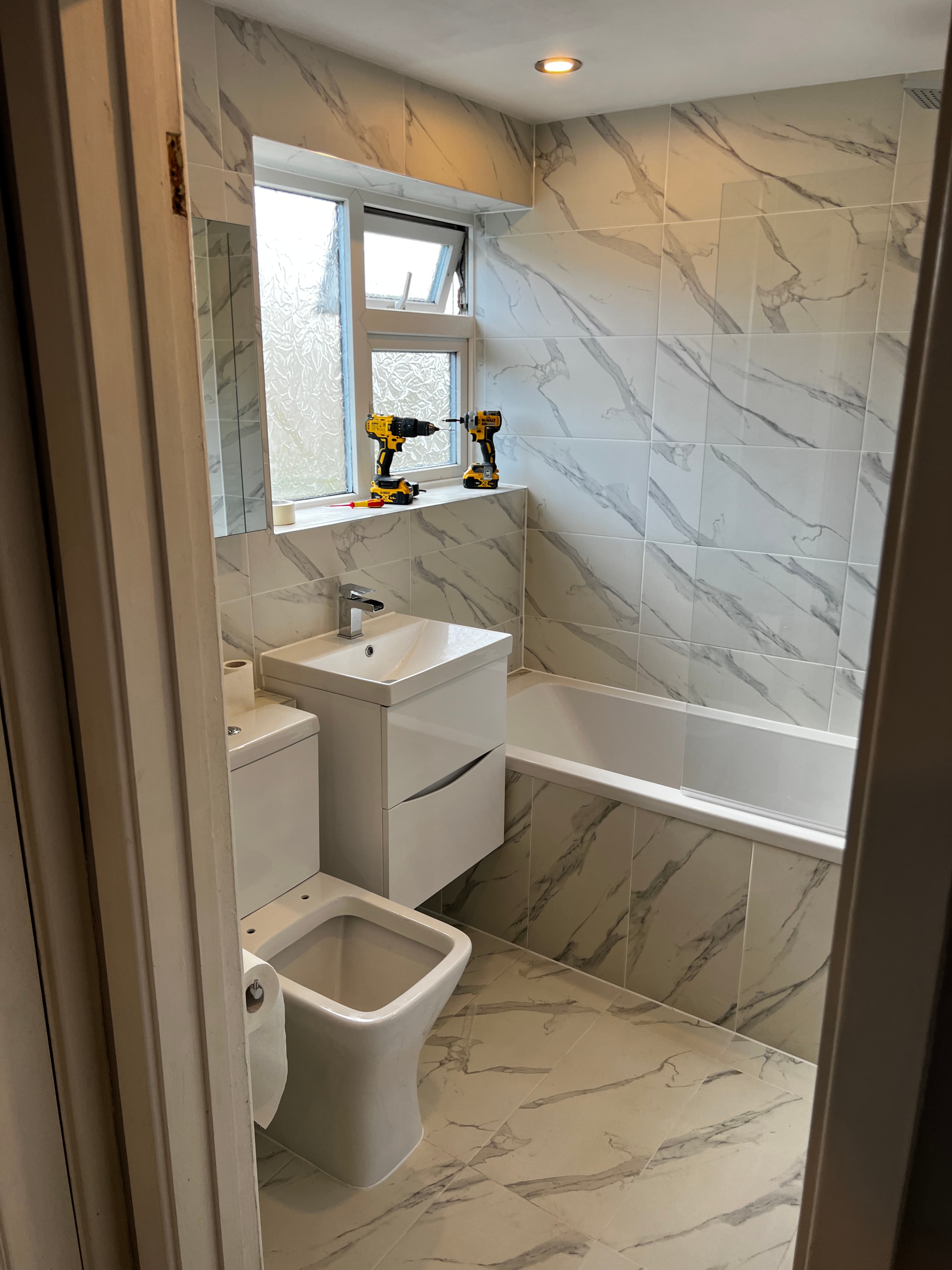 Bathroom Renovation project, April 2022